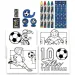 Luna: Must Team futbalový 12-dielny omaľovánkový set