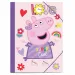 Luna: Peppa prasiatko gumičková zložka na A/4 listy 25x35cm