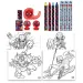 Luna: Spider-Man - 12-dielna omaľovánka set