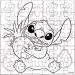 Luna: Stitch 42-dielne vymaľovateľné puzzle