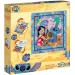 Luna: Stitch Havajská nálada 64-dielne rámové vyfarbovacie puzzle