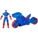 Marvel: Kapitán Amerika s motorkou a vystreľovačom štítu - Hasbro