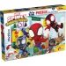 Marvel Spidey 2 v 1, 24-dielne puzzle a omaľovánka 35x25 cm - Lisciani