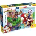 Marvel Spidey 2 v 1 maxi 24-dielne puzzle a omaľovánka 70x50 cm - Lisciani