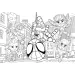 Marvel Spidey 2 v 1 maxi 2x24dielne puzzle a omaľovánka 50x35cm - Lisciani