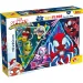 Marvel Spidey 2 v 1 maxi 35-dielne puzzle a omaľovánka 70x50cm - Lisciani
