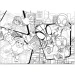 Marvel Spidey 2 v 1 maxi 4x48-dielne puzzle a omaľovánka 35x25 cm - Lisciani