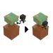 Minecraft Reveal minifigúrka v úložnom boxe - Azalea - Mattel