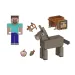 Minecraft: Steve a somár figúrková súprava – Mattel
