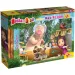 Míša a medveď kúpanie 24-dielne maxi podlahové puzzle 70x50 cm - Lisciani