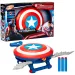 Nerf: Kapitán Amerika - Krásny nový svet Blaster skyshot penový vystreľovací štít - Hasbro
