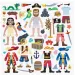 Pirátsky plyšový nálepky set - Melissa &amp; Doug