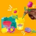 Play-Doh: Malé kvety - Tulipán a narcis súprava z plastelíny - Hasbro