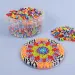 PlayBox: 5mm MIDI zažehlovacie prúžkované korálky 1000ks v rôznych farbách