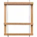 PlayBox: Drevený tkačský rám 22 x 19 x 3 cm