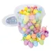 PlayBox: Farebná mozaika 20 mm kolíky, 125-dielna sada vo vedre