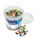 PlayBox: Farebný kreatívny mozaikový mix 12x12mm, balenie 600 kusov