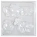 PlayBox: Forma na odlievanie zvierat z farmy z gipsu 17x17cm
