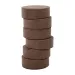 PlayBox: Tmavohnedý akvarelový disk 55-57mm 1ks