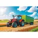 Poľnohospodárske stroje: Traktor s prívesom 100-dielne puzzle - Trefl