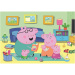Prasiatko Peppa rodinná zábava 60-dielne Supercolor puzzle - Clementoni