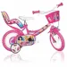 Princezná ružový detský bicykel vo veľkosti 12 - Dino Bikes bicykel
