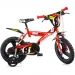 Profi červený detský bicykel vo veľkosti 14 – bicykel Dino Bikes