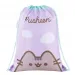 Pusheen fialový športový vak, taška na šport 43x34 cm
