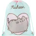 Pusheen mätový športový vak, športová taška 34x43 cm