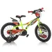 Raptor zelený detský bicykel vo veľkosti 16 - Dino Bikes bicykel