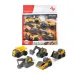 Sada 5 mini stavebných strojov Volvo - Dickie Toys