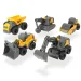 Sada 5 mini stavebných strojov Volvo - Dickie Toys