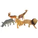 Sada figúrok divokých zvierat Animal World, 6 kusov