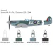 Sada modelu lietadla Italeri 1/72 Spitfire Mk. IX