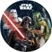 Sada papierových tanierov Star Wars, 8 ks, 23 cm