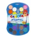 Sada vodových farieb s 24 farbami 30 mm - Carioca