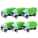 Sanitation Truck: 12 kusový set nákladných áut na prepravu odpadu 1/64