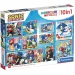 Sonic ježko 10 v 1 supercolor puzzle - Clementoni