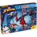 Spider-Man 2 v 1, 60-dielne puzzle a omaľovánka 35x25 cm - Lisciani