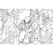 Spider-Man 2 v 1 maxi 2x60-dielne puzzle a omaľovánka 50x35 cm - Lisciani