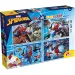 Spider-Man 2 v 1 maxi 4x48 ks puzzle a omaľovánka 35x25 cm - Lisciani