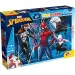 Spider-Man 2 v 1 maxi 60-dielne puzzle a omaľovánka 70x50 cm - Lisciani