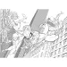 Spider-man 2 v 1, 48-dielne puzzle a omaľovánka 35x25 cm - Lisciani
