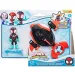 Spidey a jeho úžasní priatelia: Figúrky Waterwebs a meniacie farbu vozidlá - Spin Dolphin - Hasbro
