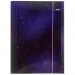 Spirit: Soft Purple hviezdny vesmírny gumičkový obal A/4