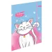 Spirit: White Cat biela mačacia školská taška, batoh 5-dielna súprava 38x17x28cm