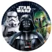 Star Wars 8-dielna sada papierových tanierov 20 cm