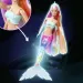 Steffi Love: Steffi magická dúhová morská panna s osvetlenou plutvou - Simba Toys