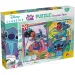 Stitch 2 v 1, 250-dielikové puzzle a omaľovánka 50x35 cm - Lisciani