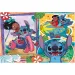 Stitch 2 v 1, 250-dielikové puzzle a omaľovánka 50x35 cm - Lisciani